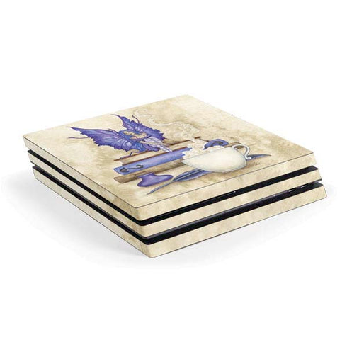 Amy Brown Bookworm Fairy PS4 Pro Console Skin
