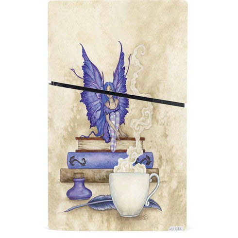 Bookworm Fairy by Amy Brown PS5 Slim Digital Edition Bundle Skin