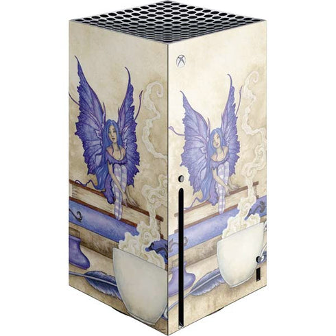 Amy Brown Bookworm Fairy Xbox Series X Console Skin