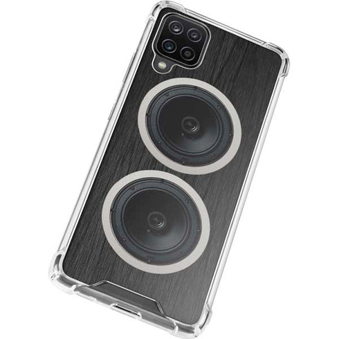 Boom Box Speakers Galaxy A12 Clear Case