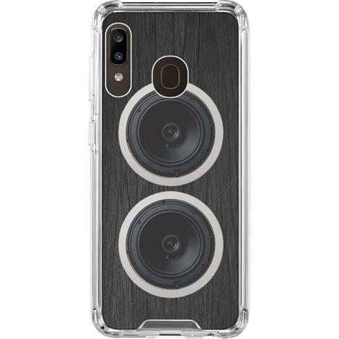 Boom Box Speakers Galaxy A30 Clear Case
