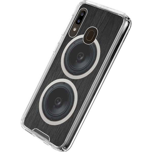 Boom Box Speakers Galaxy A30 Clear Case