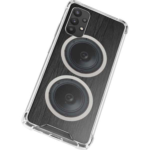 Boom Box Speakers Galaxy A32 5G Clear Case