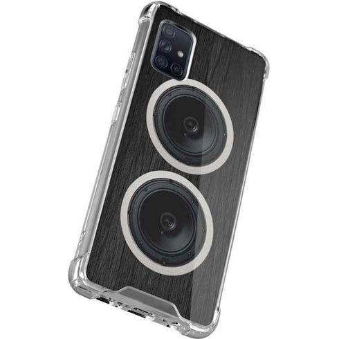 Boom Box Speakers Galaxy A71 5G Clear Case