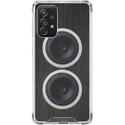 Boom Box Speakers Galaxy A72 5G Clear Case