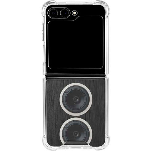 Boom Box Speakers Galaxy Z Flip5 5G Clear Case