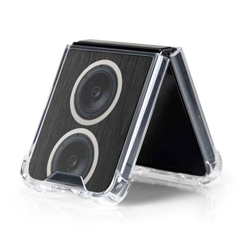Boom Box Speakers Galaxy Z Flip5 5G Clear Case