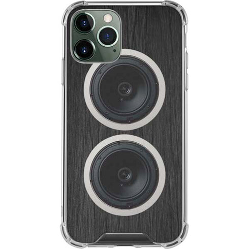 Boom Box Speakers iPhone 11 Pro Max Clear Case