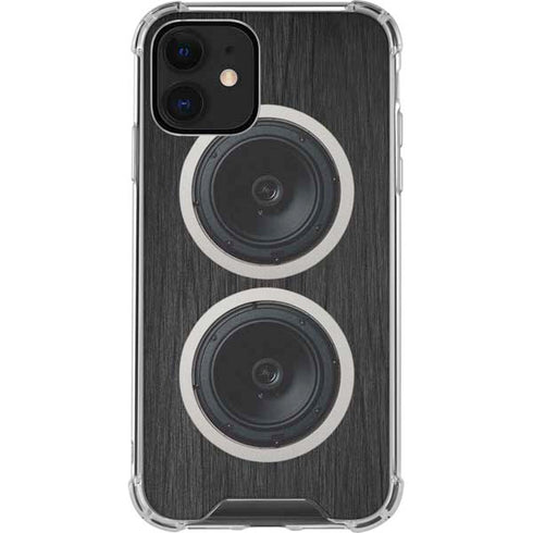 Boom Box Speakers iPhone 12 Clear Case