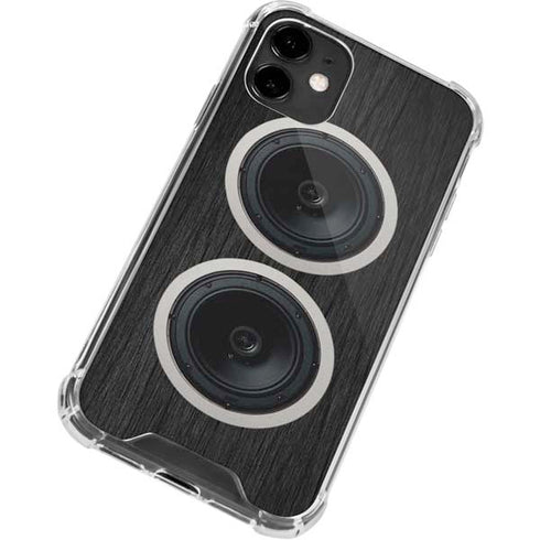 Boom Box Speakers iPhone 12 Mini Clear Case