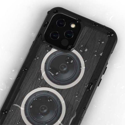 Boom Box Speakers iPhone 12 Pro Waterproof Case