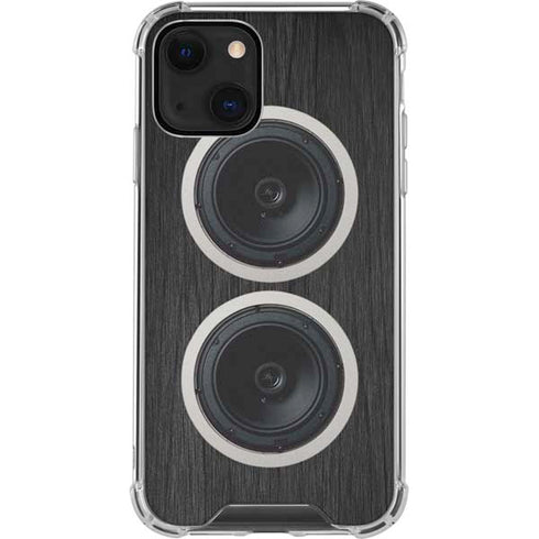 Boom Box Speakers iPhone 13 Mini Clear Case