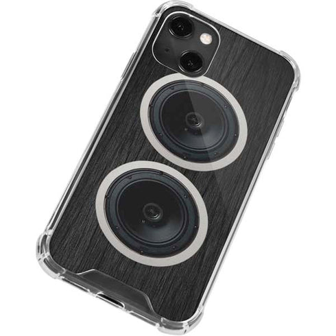 Boom Box Speakers iPhone 13 Mini Clear Case