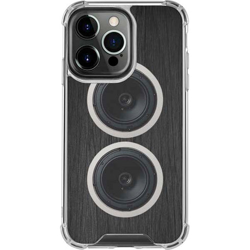 Boom Box Speakers iPhone 13 Pro Clear Case