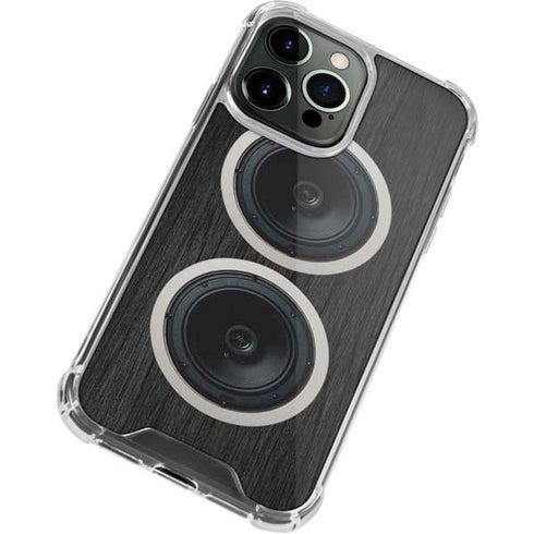 Boom Box Speakers iPhone 13 Pro Clear Case