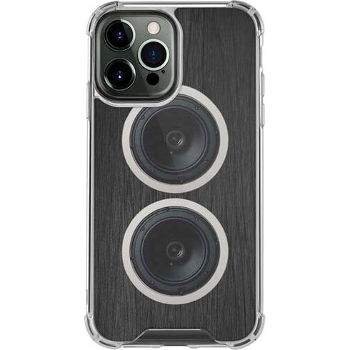 Boom Box Speakers iPhone 13 Pro Max Clear Case