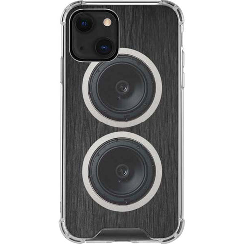 Boom Box Speakers iPhone 14 Clear Case