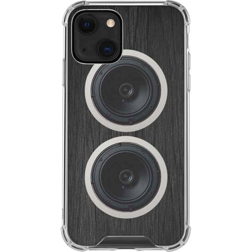 Boom Box Speakers iPhone 14 Plus Clear Case