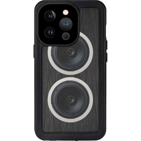 Boom Box Speakers iPhone 14 Pro Waterproof Case