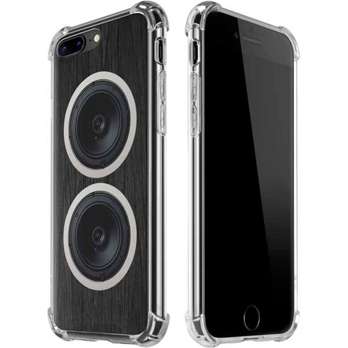 Boom Box Speakers iPhone 7/8 Plus Clear Case