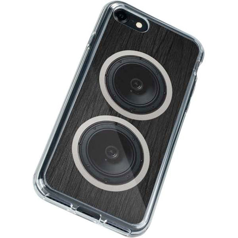 Boom Box Speakers iPhone SE (2nd & 3rd Gen) Clear Case