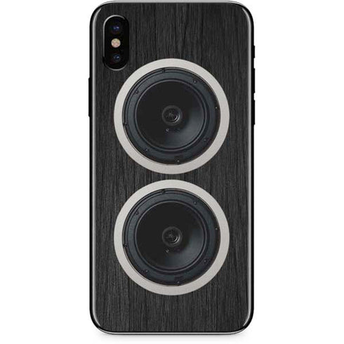 Boom Box Speakers iPhone X Skin