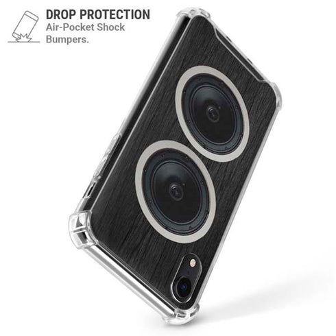 Boom Box Speakers iPhone XR Clear Case