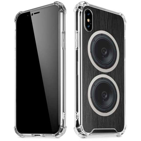 Boom Box Speakers iPhone XS Max Clear Case