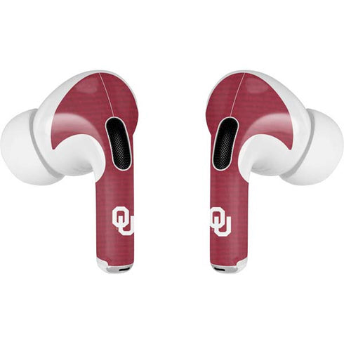 University of Oklahoma Boomer Sooner AirPods Pro 2nd Gen Skin