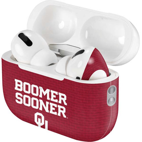 University of Oklahoma Boomer Sooner AirPods Pro 2nd Gen Skin