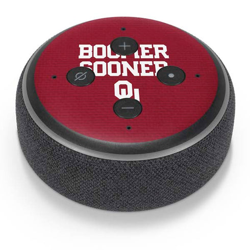University of Oklahoma Boomer Sooner Amazon Echo Dot Skin