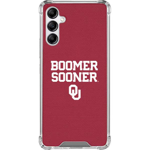 University of Oklahoma Boomer Sooner Galaxy A14 5G Clear Case