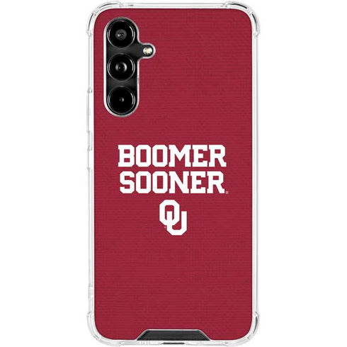 University of Oklahoma Boomer Sooner Galaxy A54 5G Clear Case