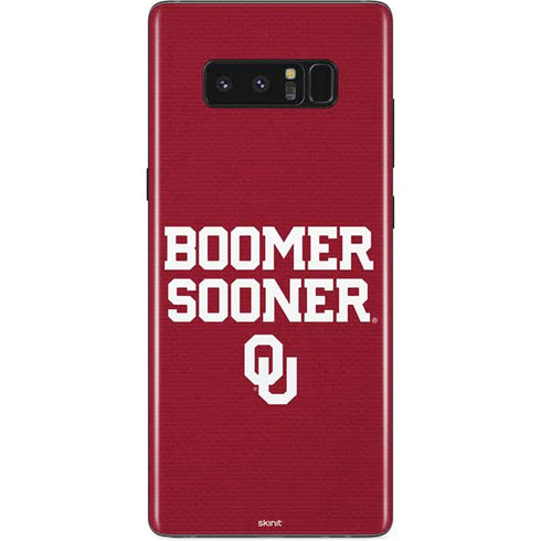 University of Oklahoma Boomer Sooner Galaxy Note 8 Skin