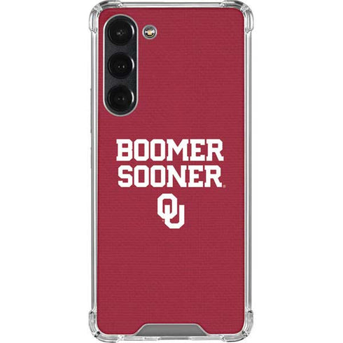University of Oklahoma Boomer Sooner Galaxy S23 Plus Clear Case