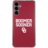 University of Oklahoma Boomer Sooner Galaxy S24 Plus Clear Case