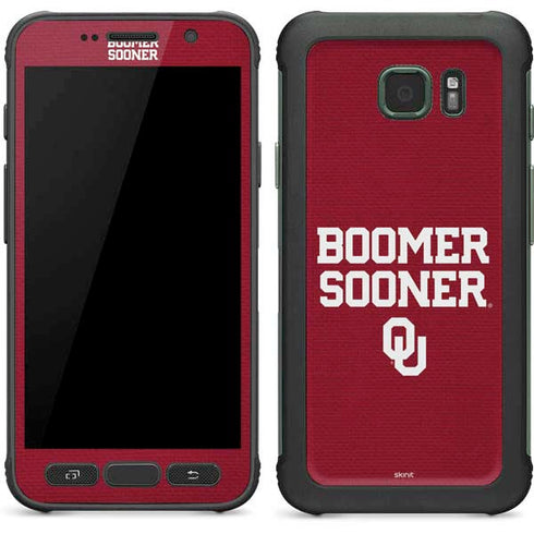University of Oklahoma Boomer Sooner Galaxy S7 Active Skin