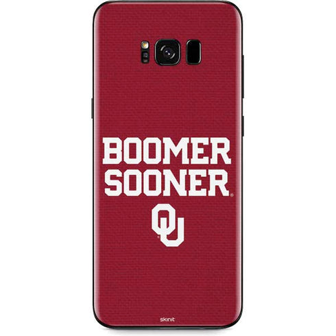 University of Oklahoma Boomer Sooner Galaxy S8 Plus Skin