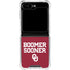 University of Oklahoma Boomer Sooner Galaxy Z Flip5 5G Clear Case