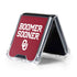 University of Oklahoma Boomer Sooner Galaxy Z Flip5 5G Clear Case