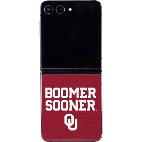 University of Oklahoma Boomer Sooner Galaxy Z Flip5 5G Skin