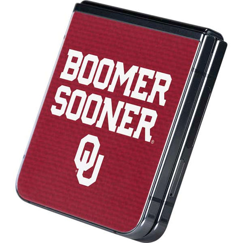 University of Oklahoma Boomer Sooner Galaxy Z Flip5 5G Skin
