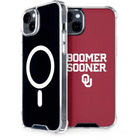 University of Oklahoma Boomer Sooner iPhone 15 Plus MagSafe Case