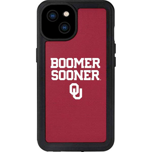 University of Oklahoma Boomer Sooner iPhone 15 Plus Waterproof Case