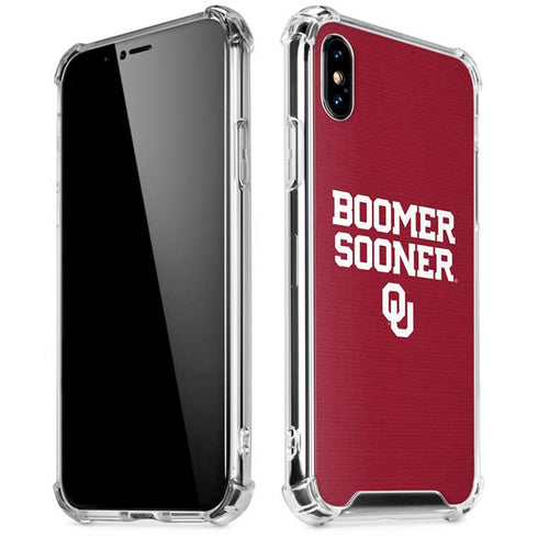 University of Oklahoma Boomer Sooner iPhone XS Max Clear Case
