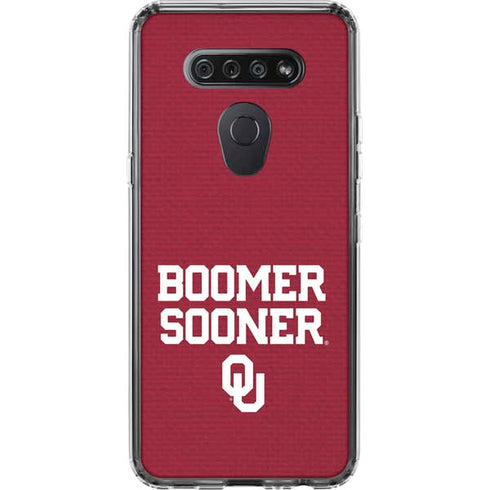University of Oklahoma Boomer Sooner LG K51/Q51 Clear Case