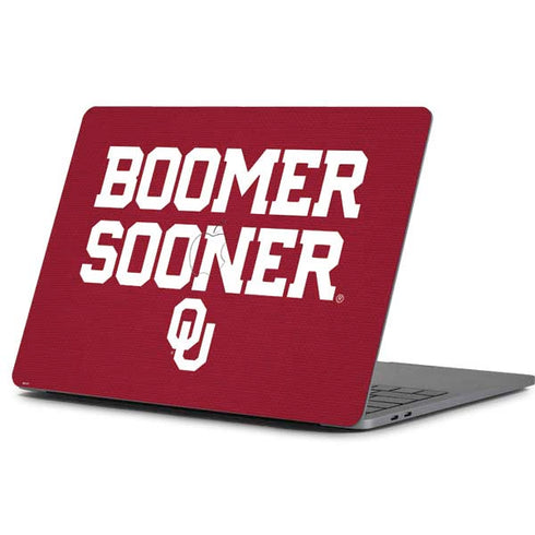 University of Oklahoma Boomer Sooner Apple MacBook Pro 13-inch Skin