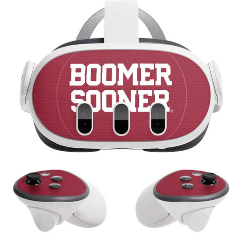 University of Oklahoma Boomer Sooner Meta Quest 3 Skin