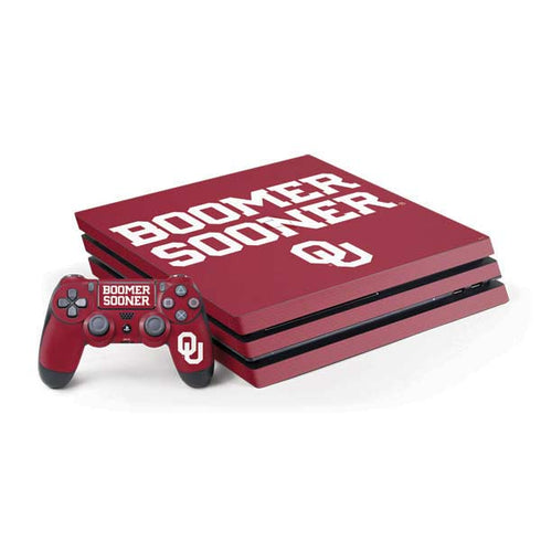 University of Oklahoma Boomer Sooner PS4 Pro Bundle Skin