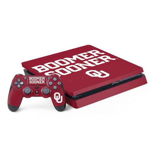 University of Oklahoma Boomer Sooner PS4 Slim Bundle Skin
